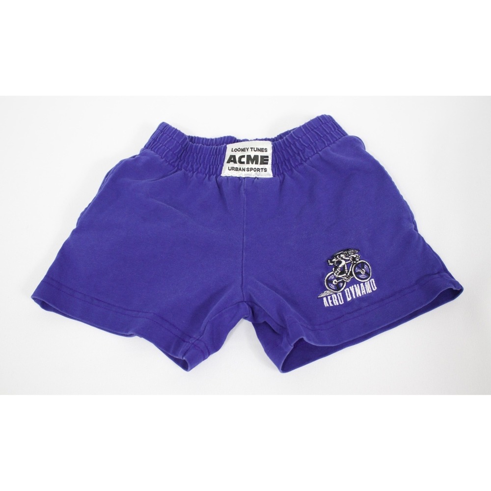 Vintage Looney Tunes Acme Kids Urban Sports Aero‎ Dynamo Bugs Bunny Shorts XS